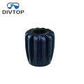 High quality black PVC plastic air-proof rubber handle  YQPF-01-1